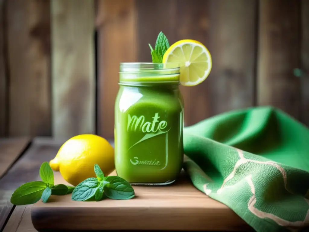 Smoothie detox con mate y recetas deliciosas