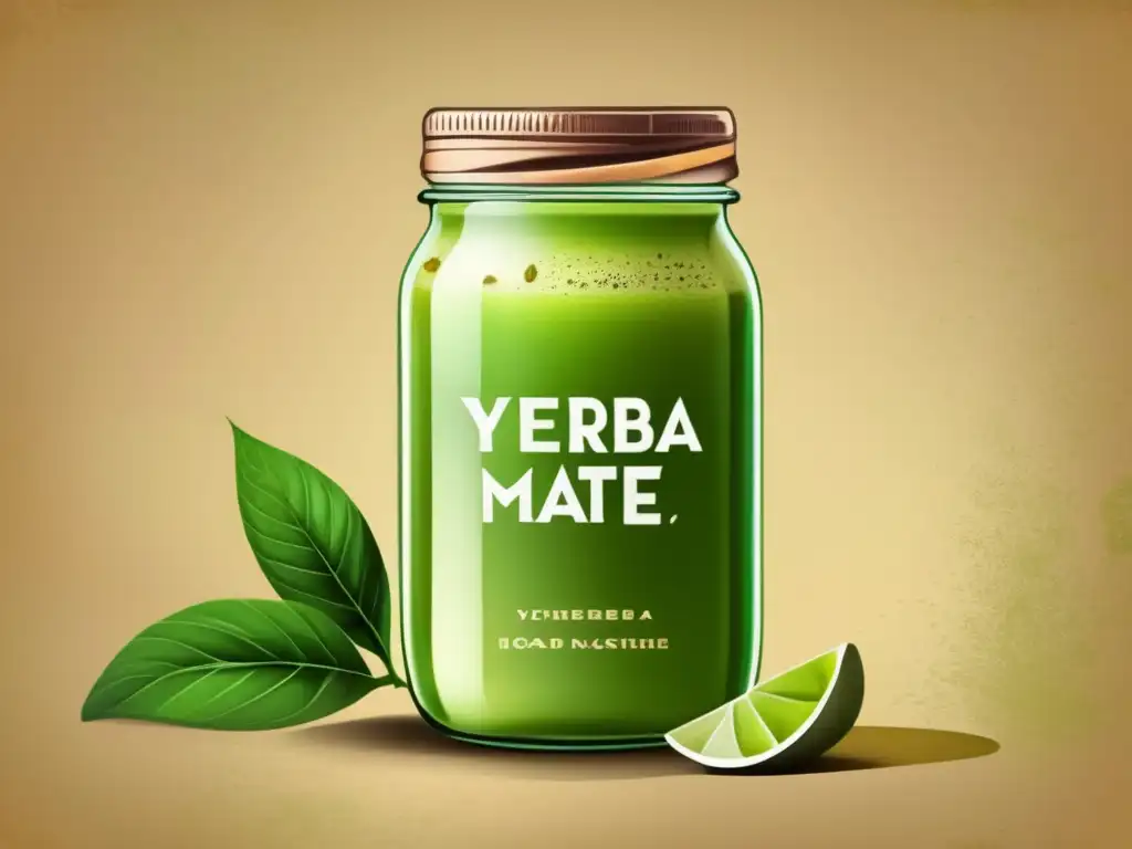 Smoothie de yerba mate para energía y frescura