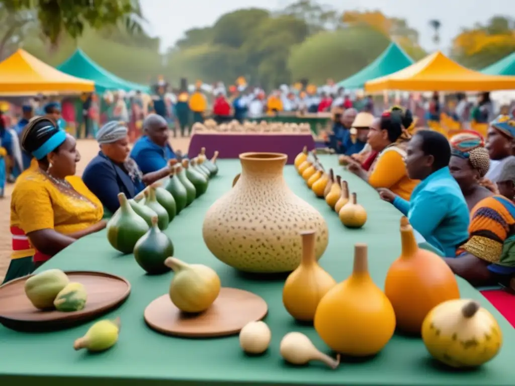 Torneos de mate tradicionales adaptados en un parque urbano con participantes de todas las edades, combinando tradición y modernidad