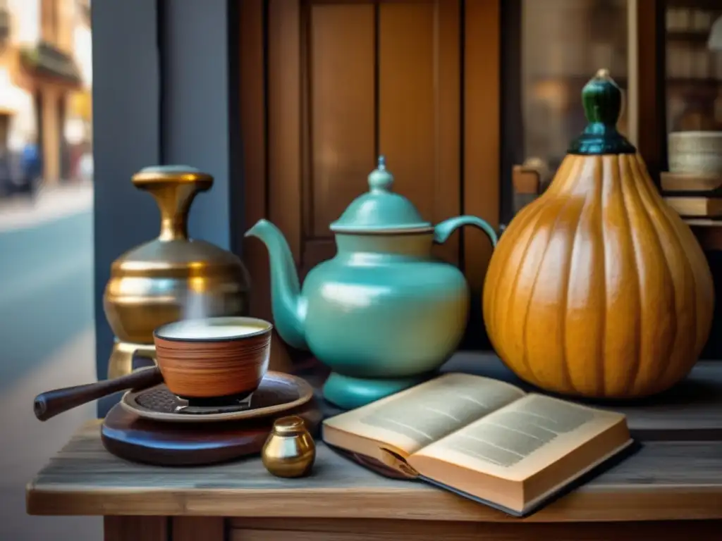 Café tradicional en Buenos Aires, Argentina - Tradición del mate en la región