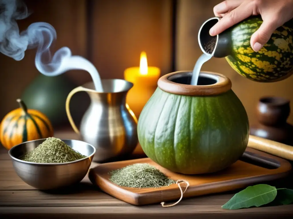 Preparación tradicional de mate: Beneficios respiratorios y hábitos saludables