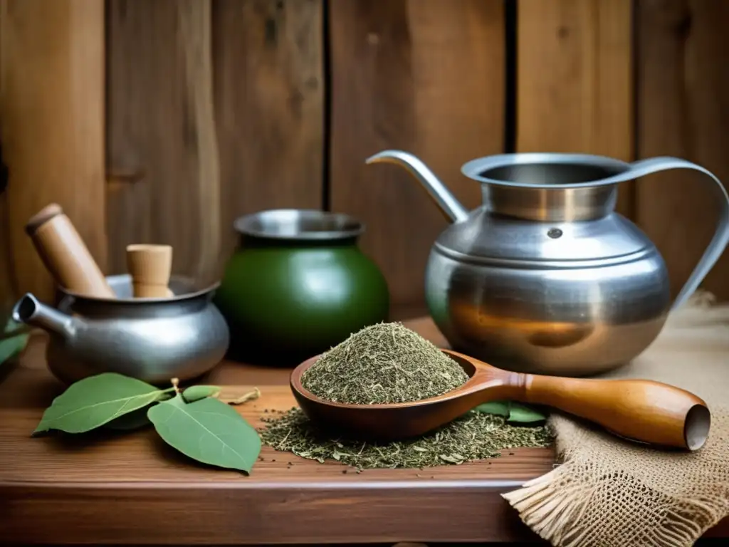 Preparación tradicional de mate con innovaciones en producción y consumo de yerba mate