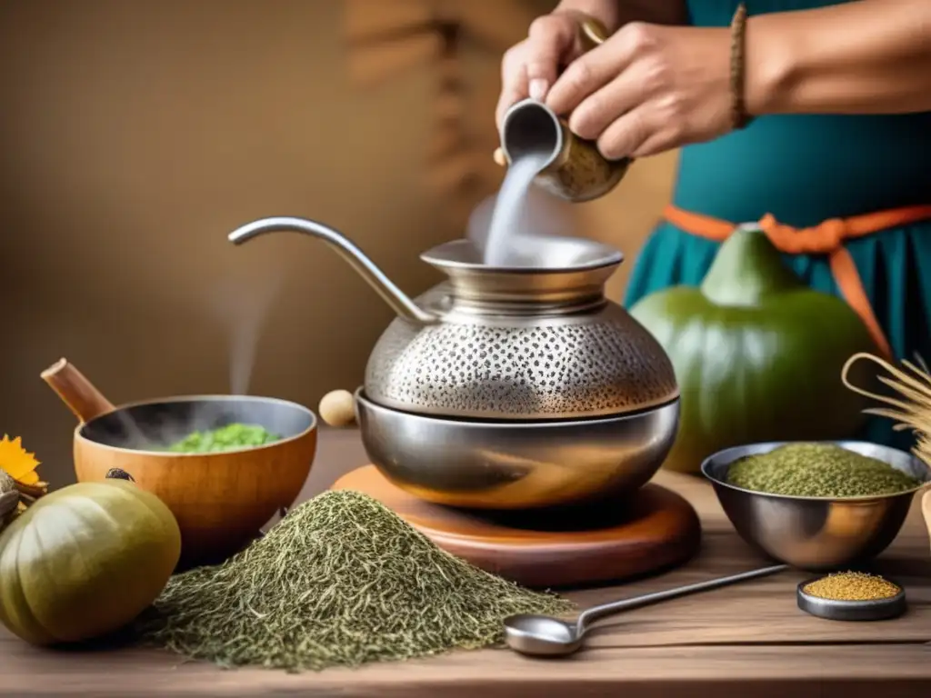 Preparación tradicional de mate: Emprendiendo en torno a la cultura del mate