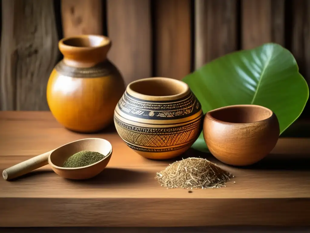 Comunicación no verbal en el mate: Mate vintage con yerba, bombilla y manos