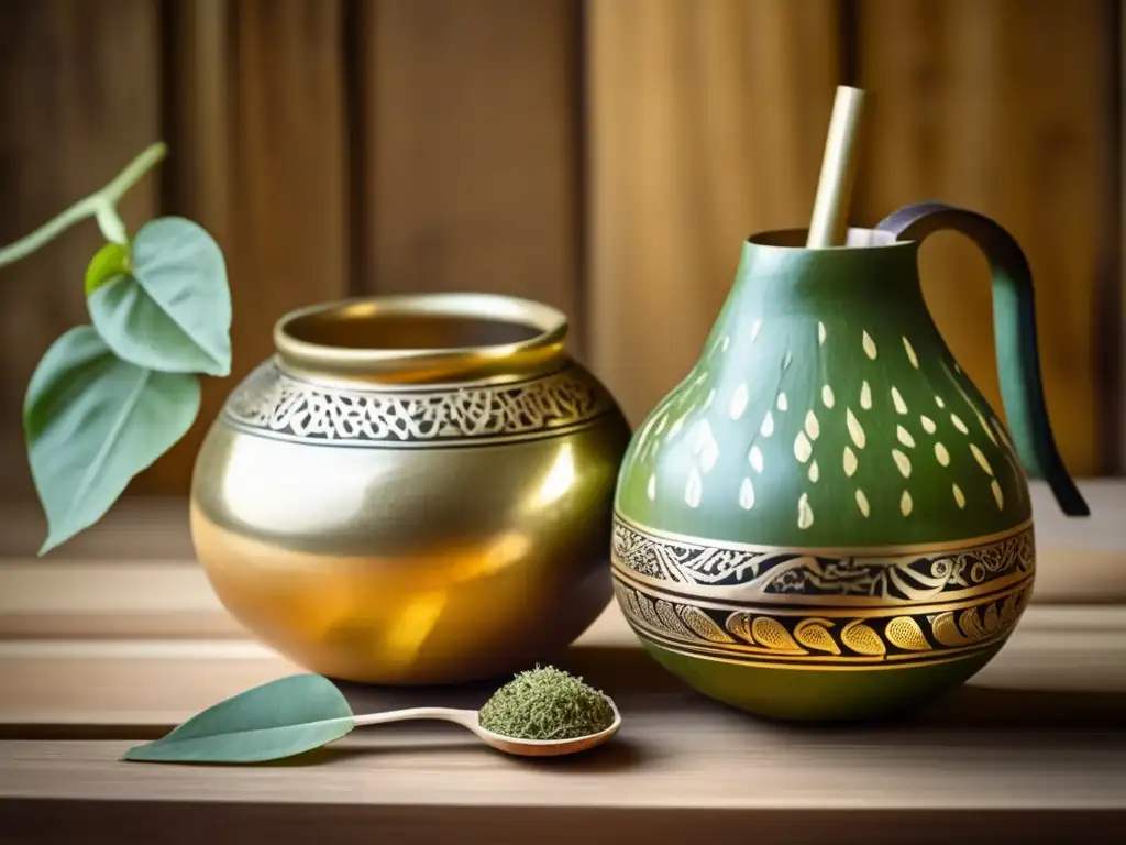 Tradición del mate rioplatense Yerba mate tradicional en gourd y bombilla, representando cultura rioplatense