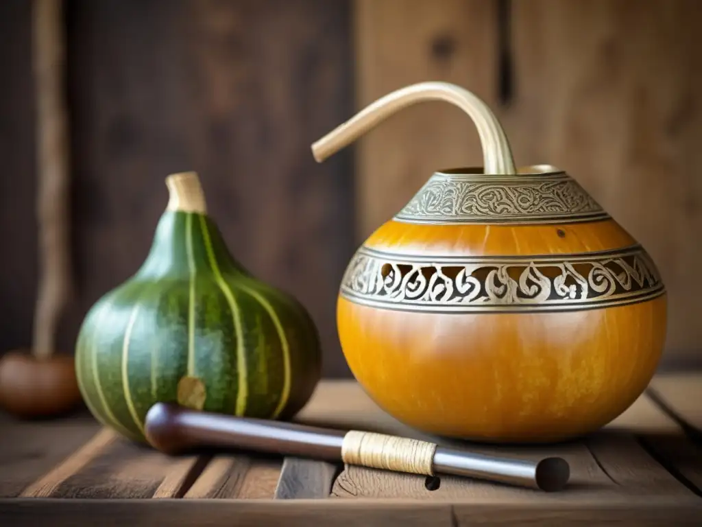 Preparación de mate: gourd, bombilla, yerba, temperatura, tiempo, agua, historia, cultura, competencias gastronómicas (110 caracteres)